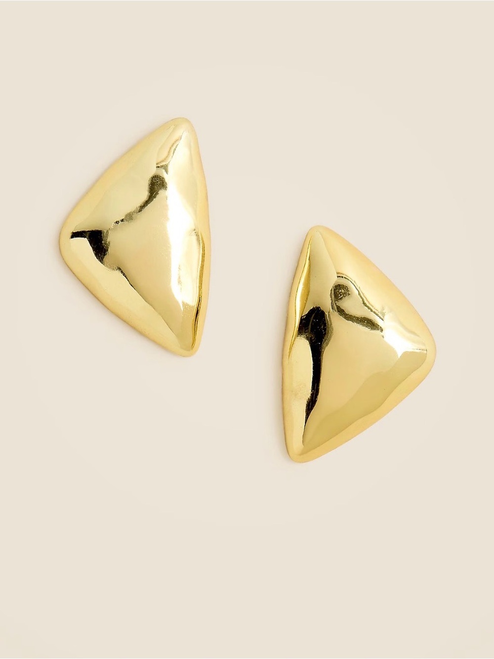 NWT J.Crew Oversized triangle studs